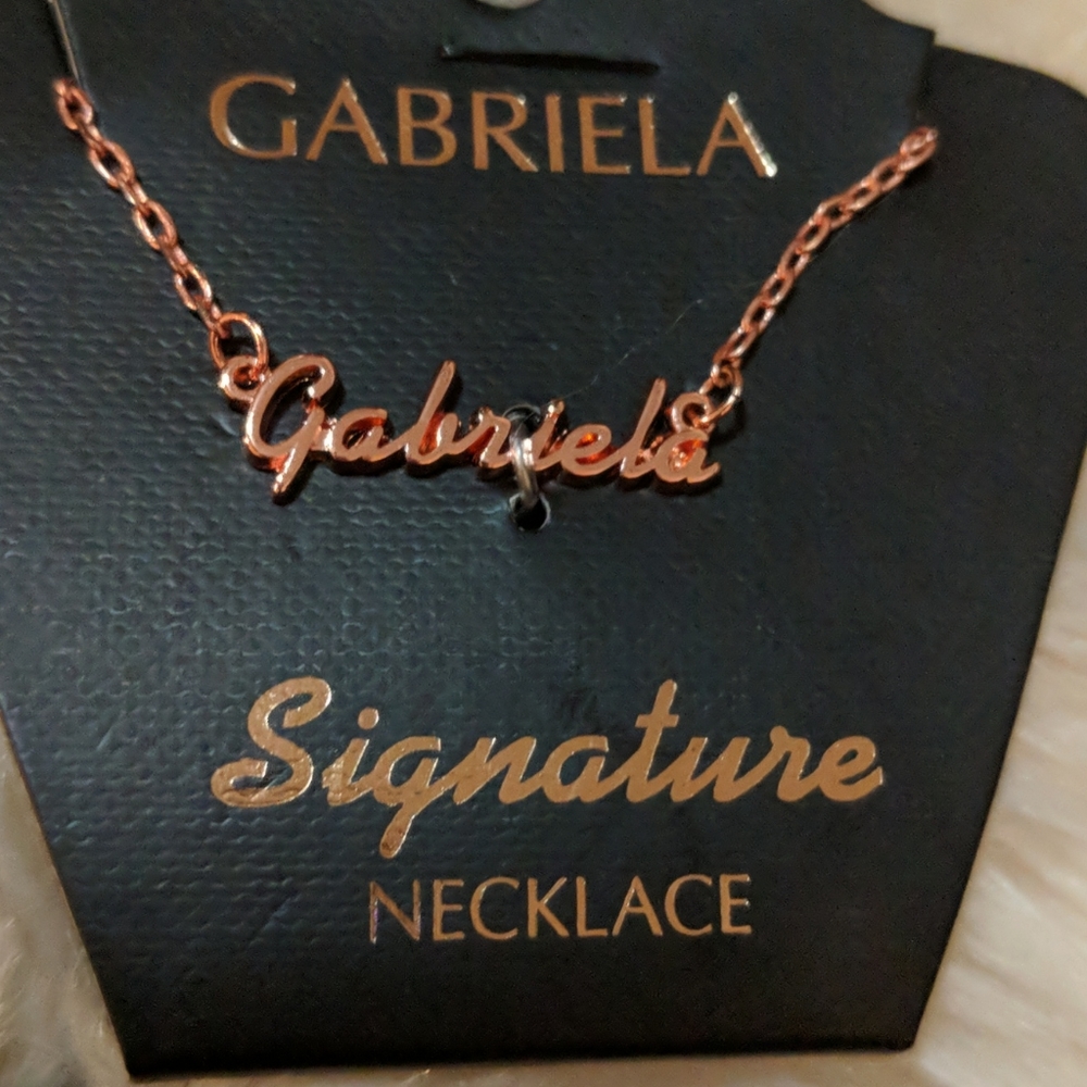 Gabriella Rose Gold Necklace